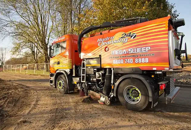 Commercial car park sweeping in Croydon
